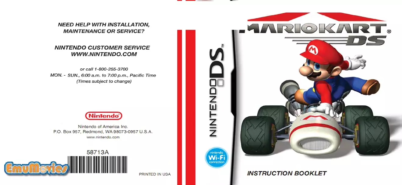 manual for Mario Kart DS